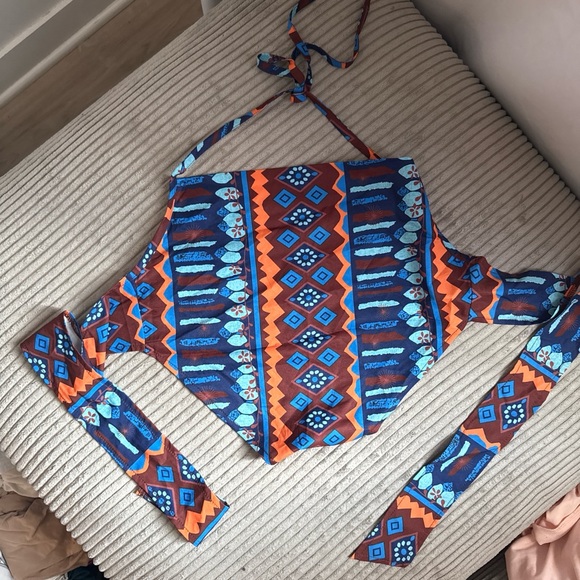 Colorful Geometric Halter - Picture 4 of 4